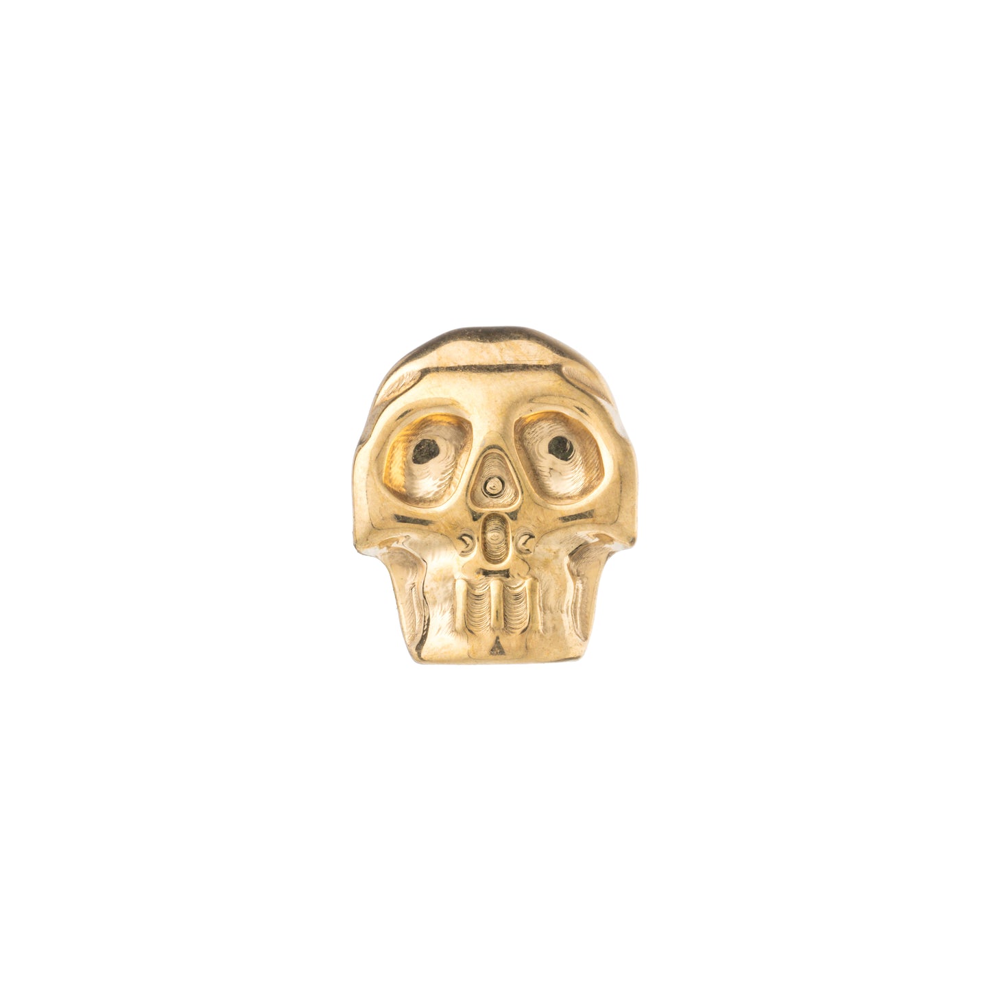 Titanium Gold Plated Skull Top
