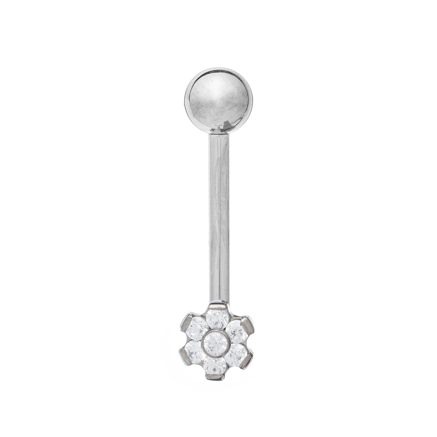 Titanium Zirconia Daisy Christina Barbell