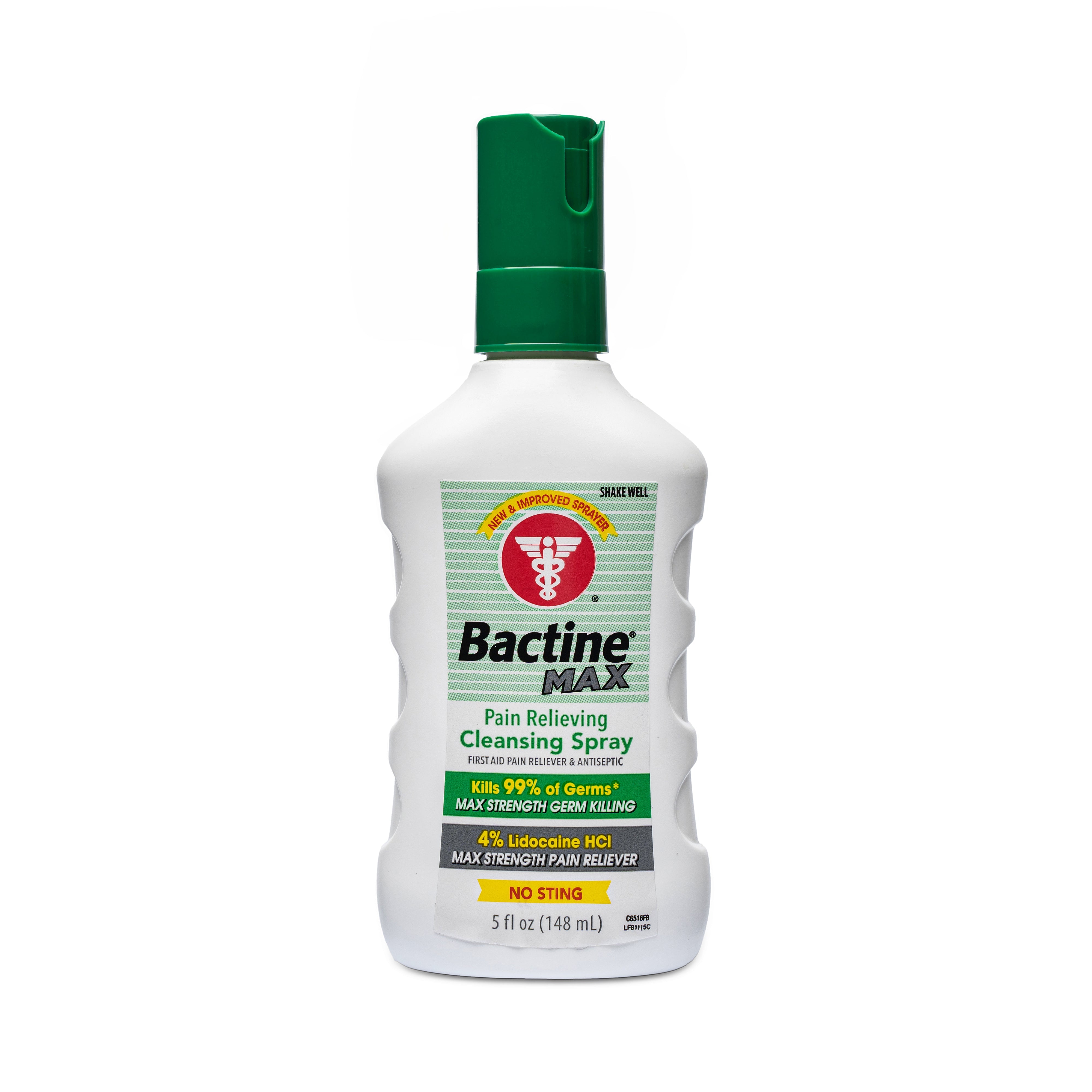 Bottle of Bactine Max Pain Relieving Spray 150ml