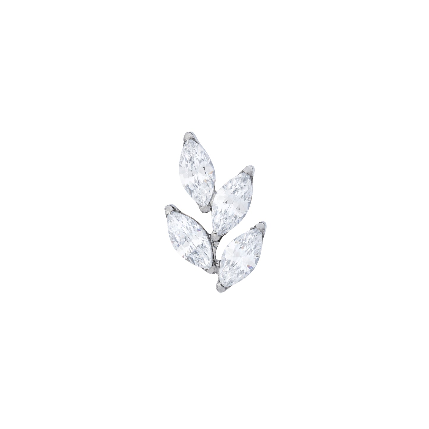 Titanium Marquise Leaves Top