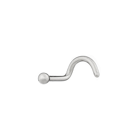 Titanium Nostril Screw With 2mm Ball