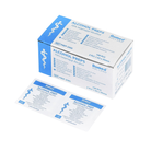 Box of Romed Holland alcohol prep pads with a white background