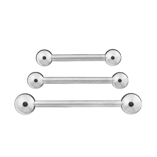 Titanium Externally Threaded Barbell 14G (1.6mm)